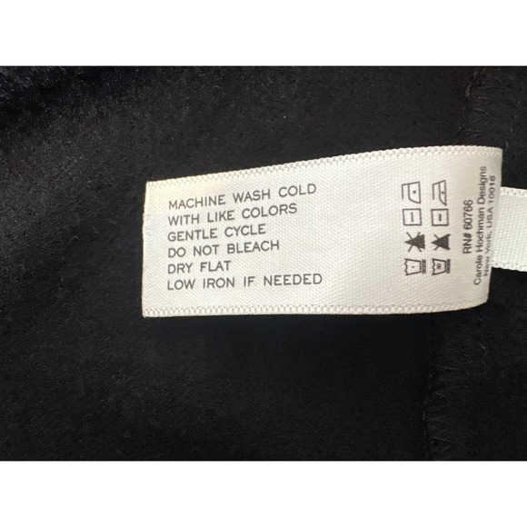 Midnight Carole Hochman Womens Black Pajama Pants Loungewear Set Size L Glam - Picture 6 of 13